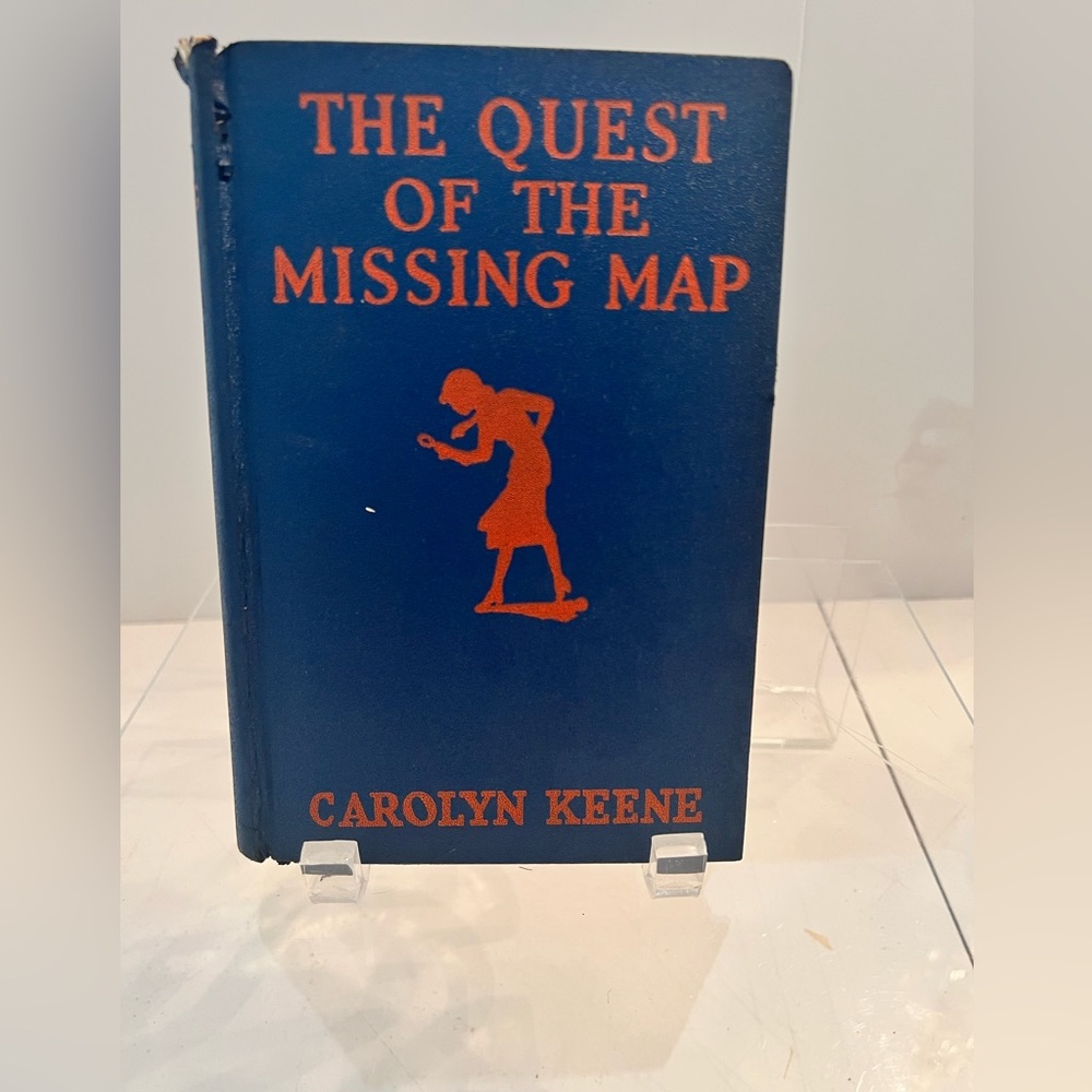 Nancy Drew Mystery Book :The Quest of the Missing Map Carolyn Keene Vintage 1942